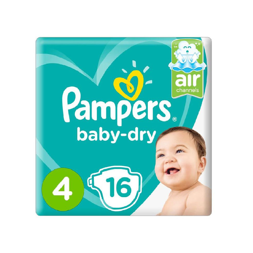 Pampers Baby-Dry Diapers S4 16's