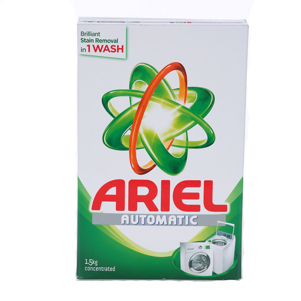 Ariel Detergent Concentrated Green Automatic 1.5Kg