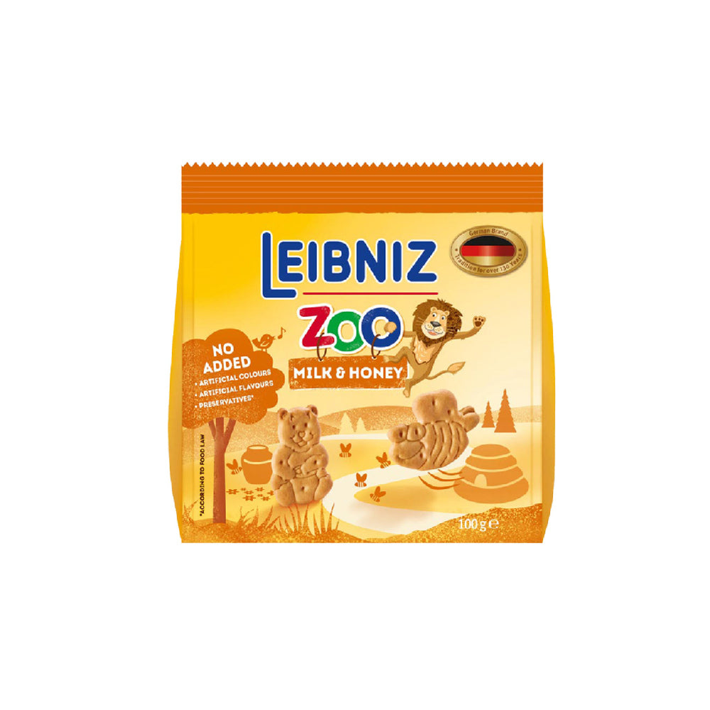 Bahlsen Leibniz Zoo Milk&Honey 100G