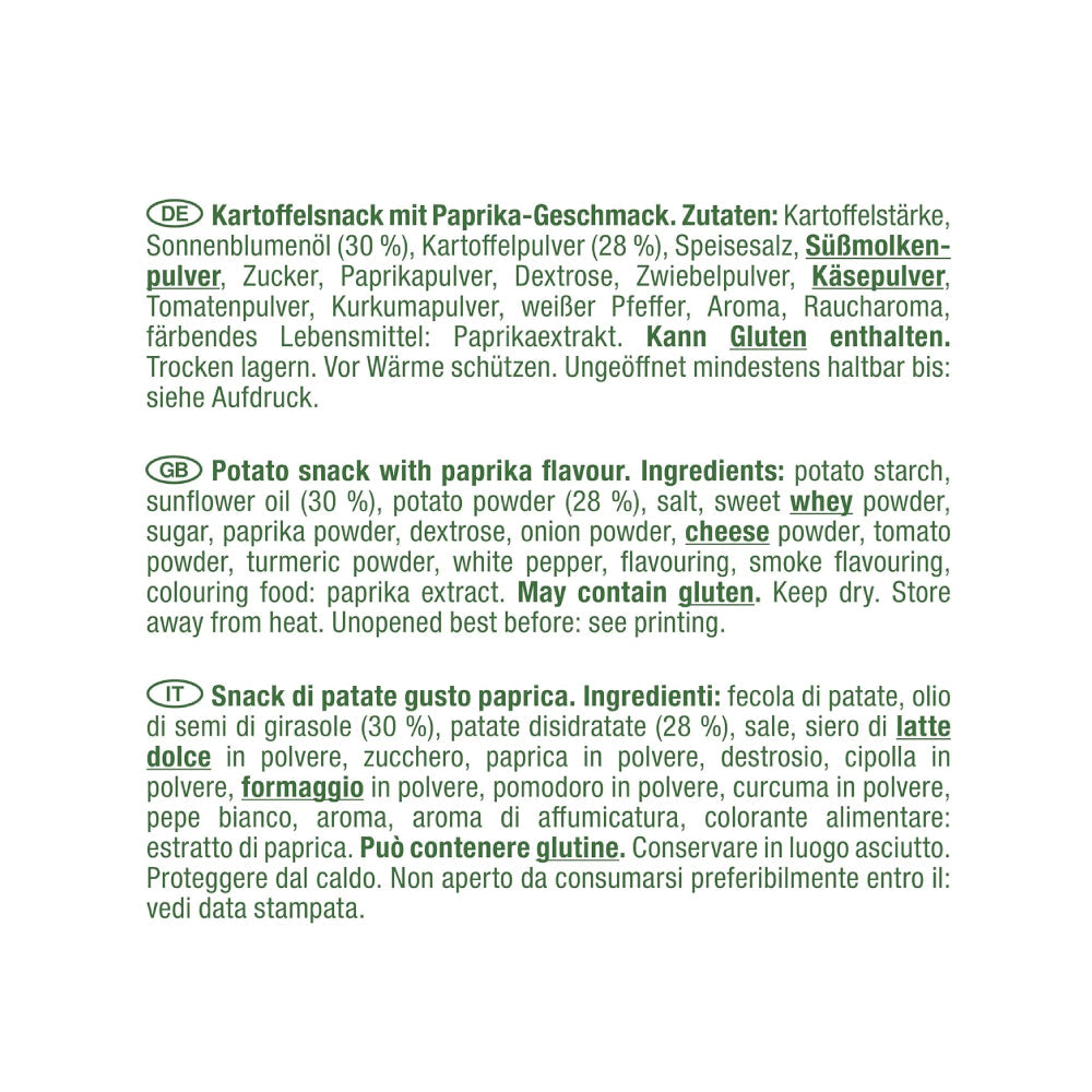 Lorenz Pommels Paprika Flavored Chips Snack 75gm