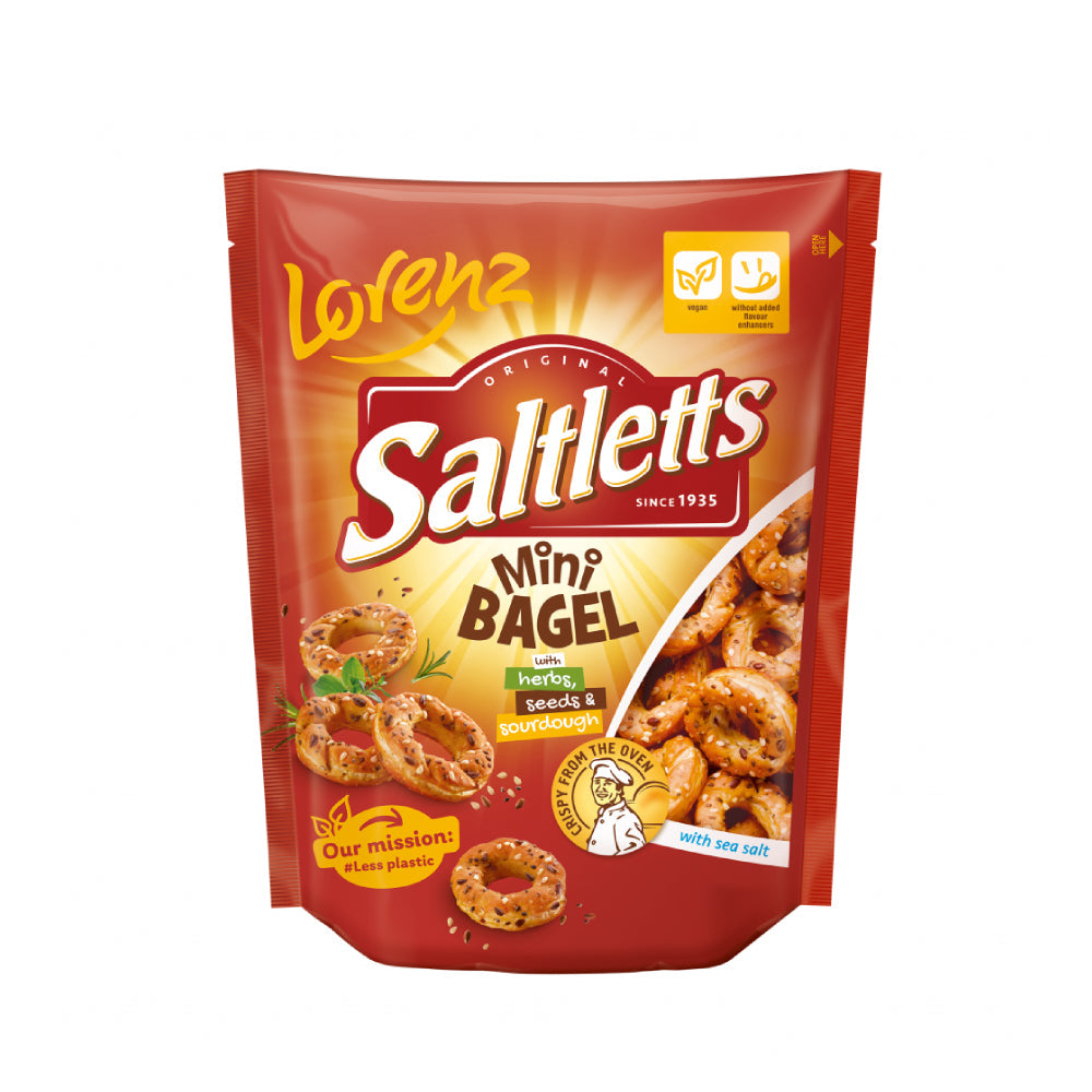 Lorenz Saltletts Mini Bagel With Sea Salt 100gm