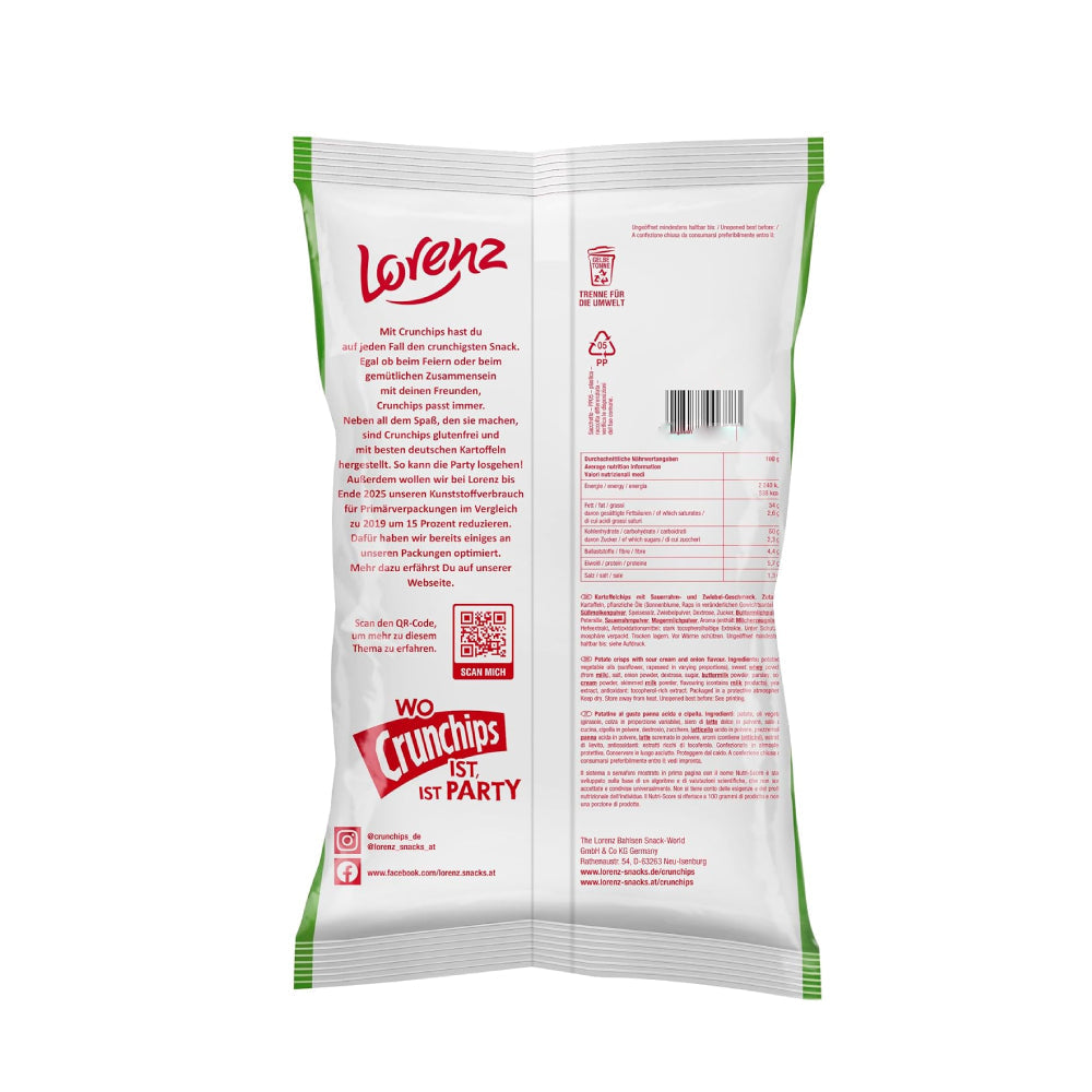 Lorenz Sour Cream Crunchips Snack 100gm