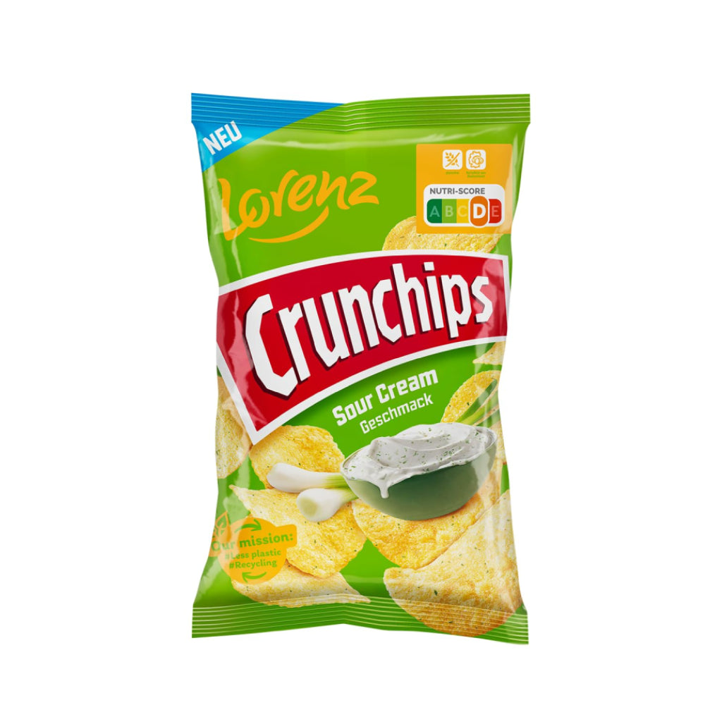 Lorenz Sour Cream Crunchips Snack 100gm
