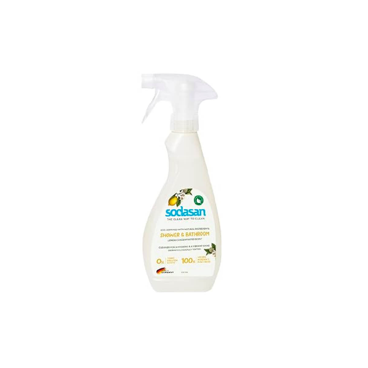 Sodasan 100% Natural  Shower & Bathroom Cleaner 500ML