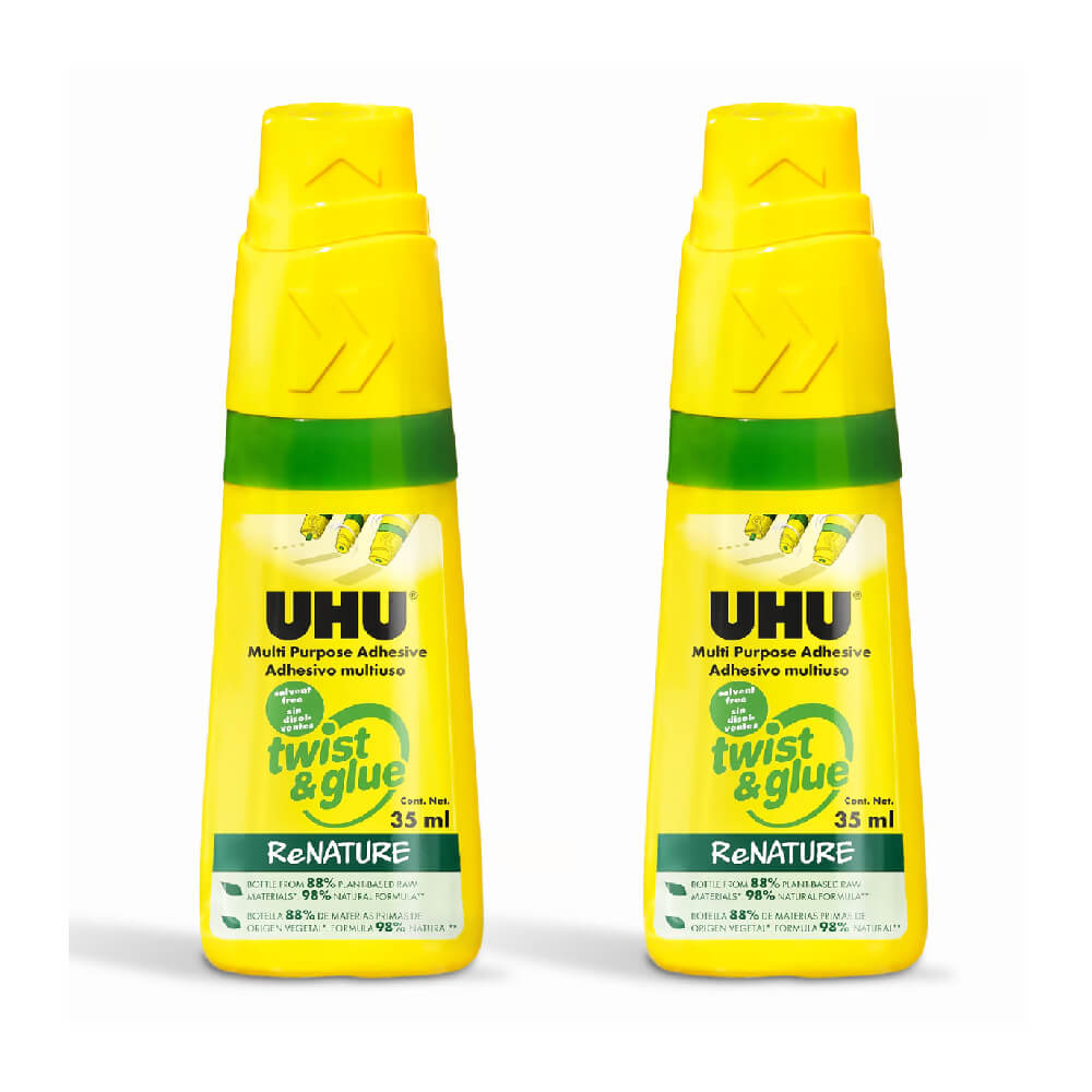 UHU Twist & Glue Multipurpose Glue 2x35Ml