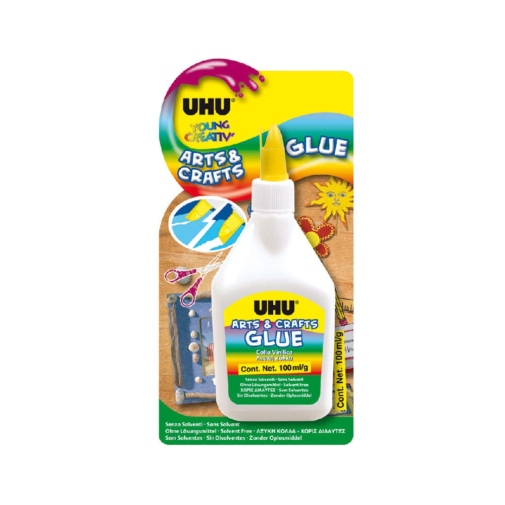 UHU Young Creative Arts and Craft White Glue 100Ml