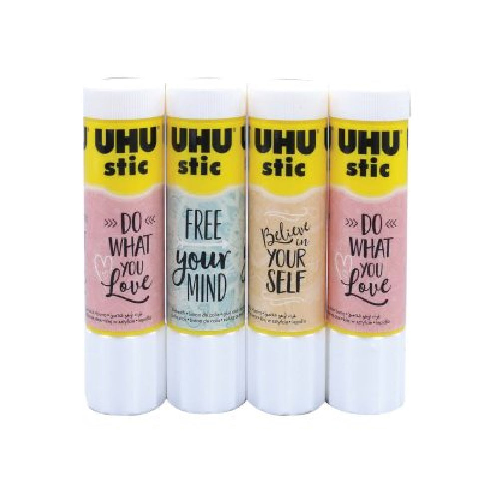 UHU Glue Stick Solvent Free 21Gm 4Pc