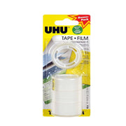 UHU Tape Transparent With 4 Refill Rolls 19Mmx7.5M