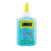 UHU Glitter Glue Bottle Blue 88.5Ml