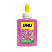 UHU Glitter Glue Bottle Pink 88.5Ml