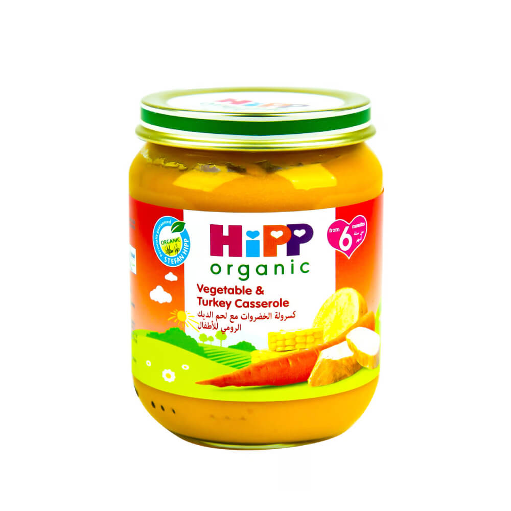 Hipp Organic Vegetable & Turkey Casserole Baby Food 125gm