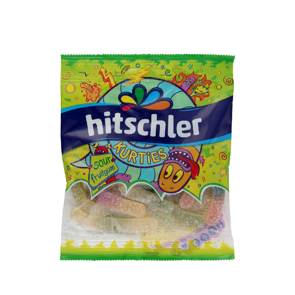 Hitschler Kurties Sour Fruit Gum 80gm