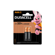 Duracell AAA2 1.5V Alkaline Batteries 2 Pieces