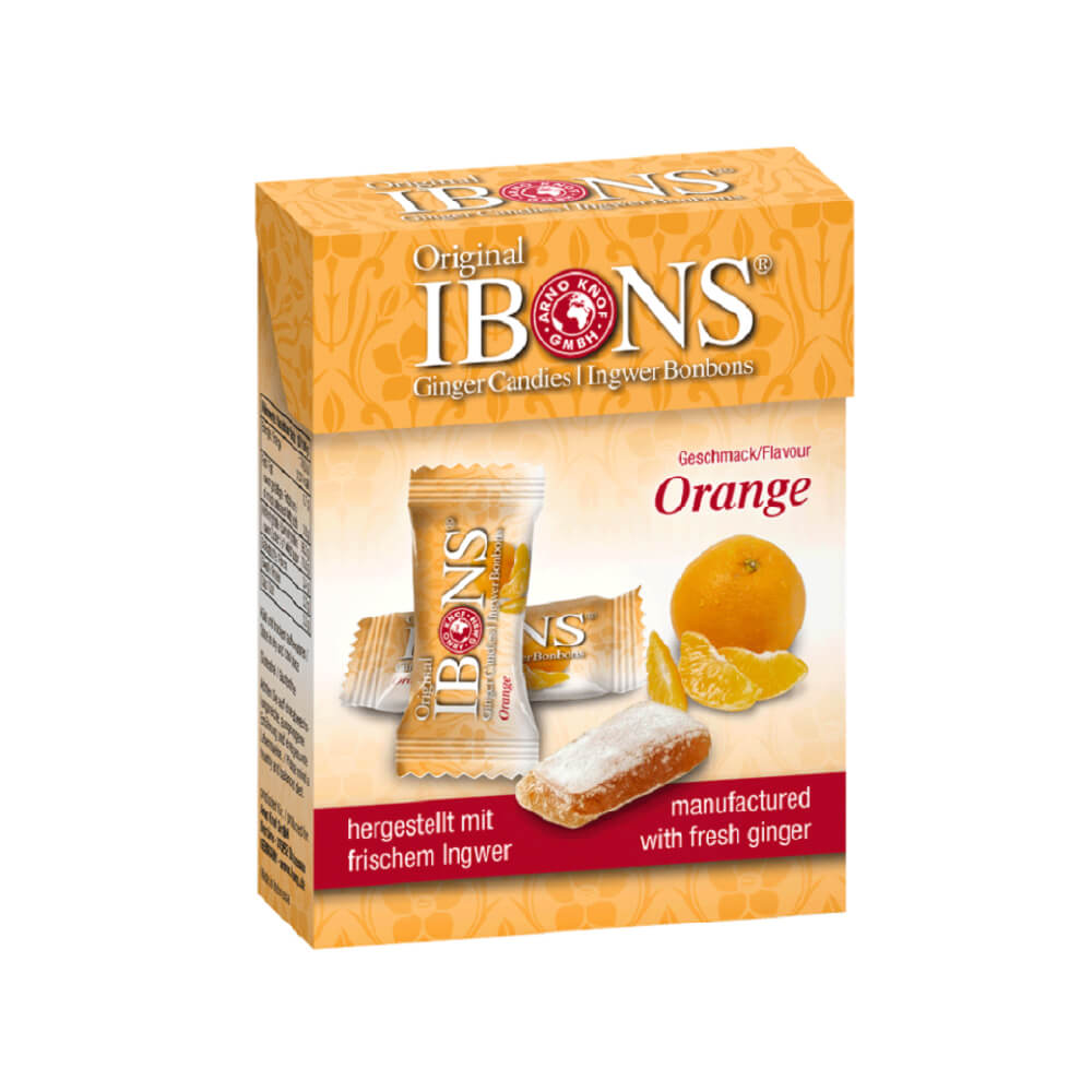 Ibons Ginger Candies Orange 60gm