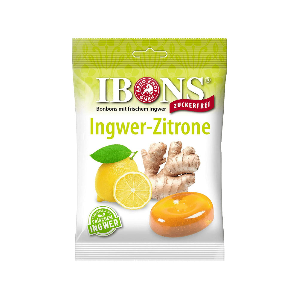 Ibons Ginger Hard Candies Classic Sugar Free 75gm