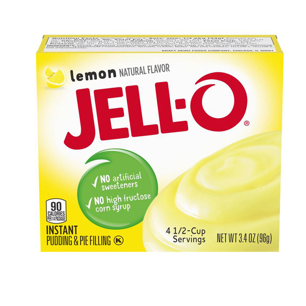 Jello Pudding Lemon 3.4oz