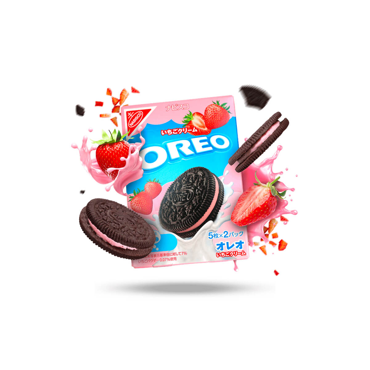 Oreo Strawberry Cream 10x122gm