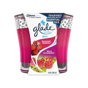 Glade Candle 2In1 Red Berries & Wild Raspberry 3.4oz