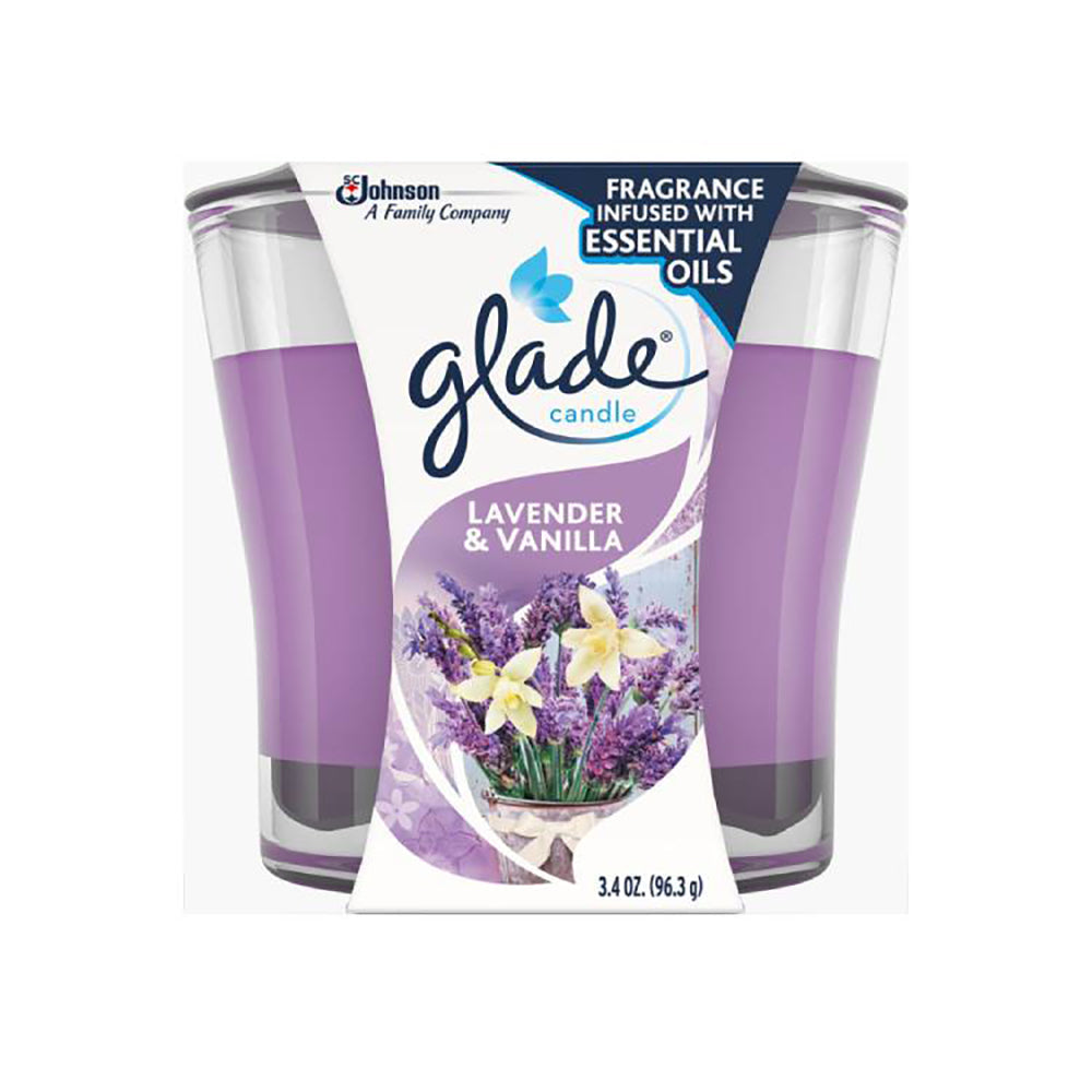 Glade Candle Lavender & Vanilla 3.4oz