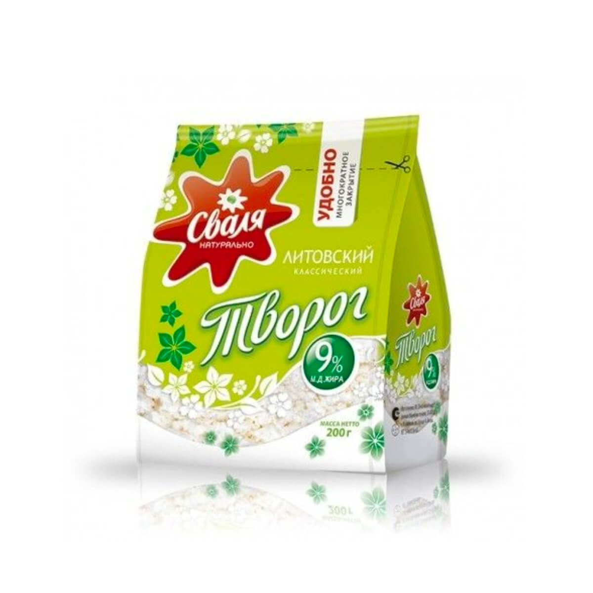 Svalia Tbopor Cottage 9% Fat Grated Cheese 200g