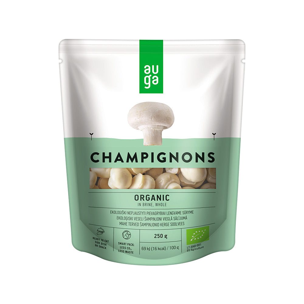 Auga Organic Mushroom Whole in Brine 250G