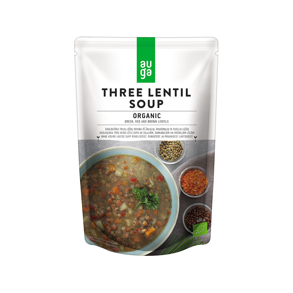 Auga Organic Three Lentil Soup 400G