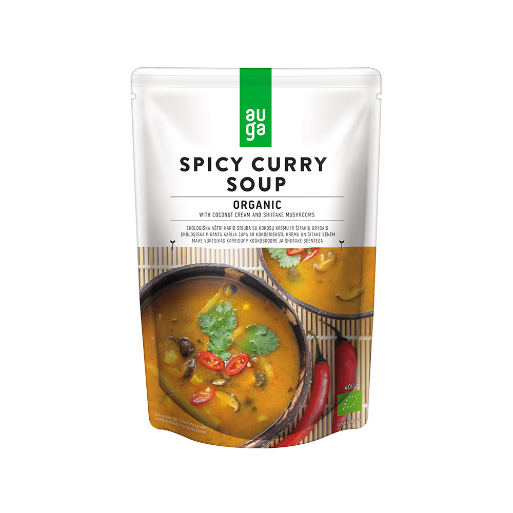 Auga Organic Spicy Curry Soup 400G