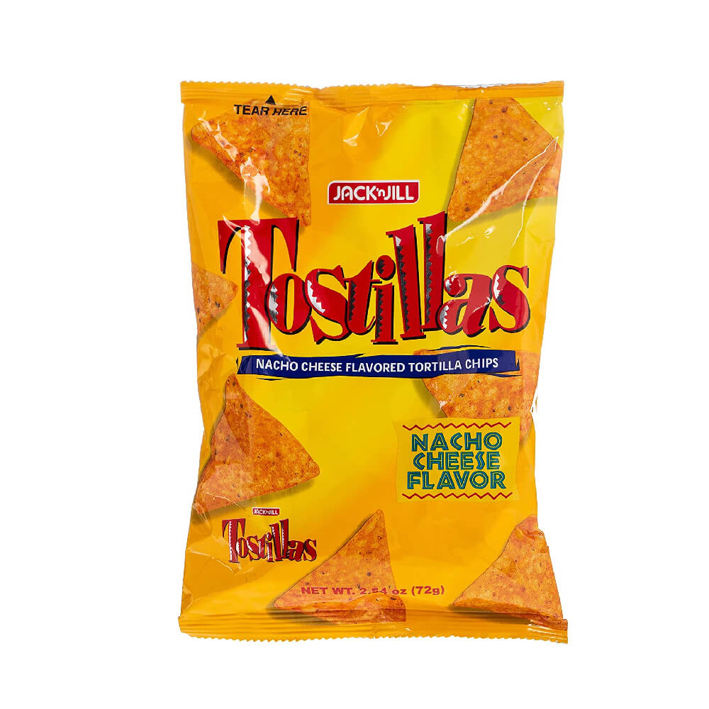 Jack & Jill Tostillas Nacho Cheese 72gm