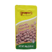 Growers Honey Roasted Peanuts 80gm