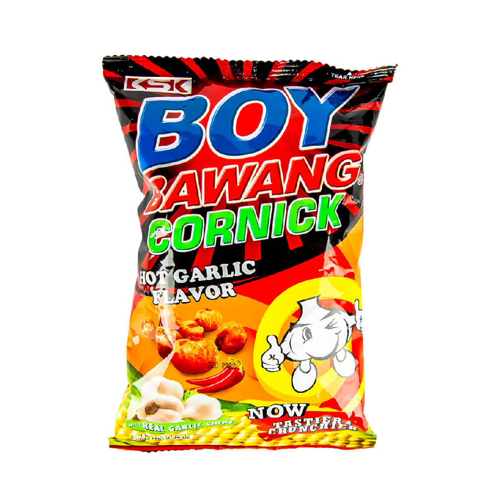 KSK Boy Bawang Hot Garlic Cornick 100gm