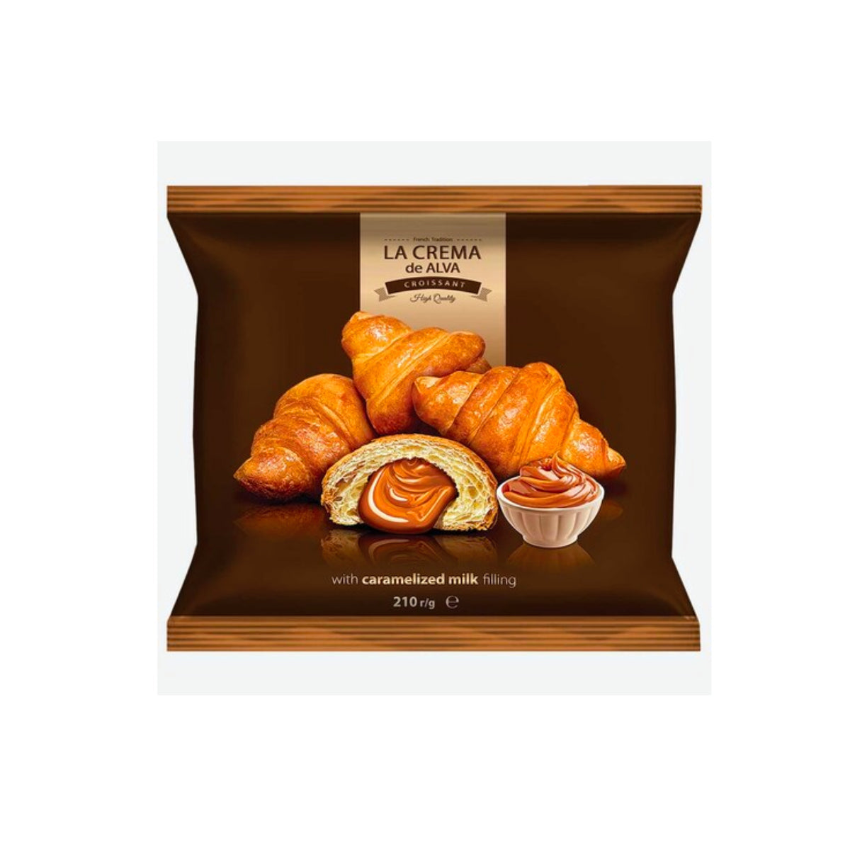 La Crema Caramelized Milk Filling Mini Croissants 210g