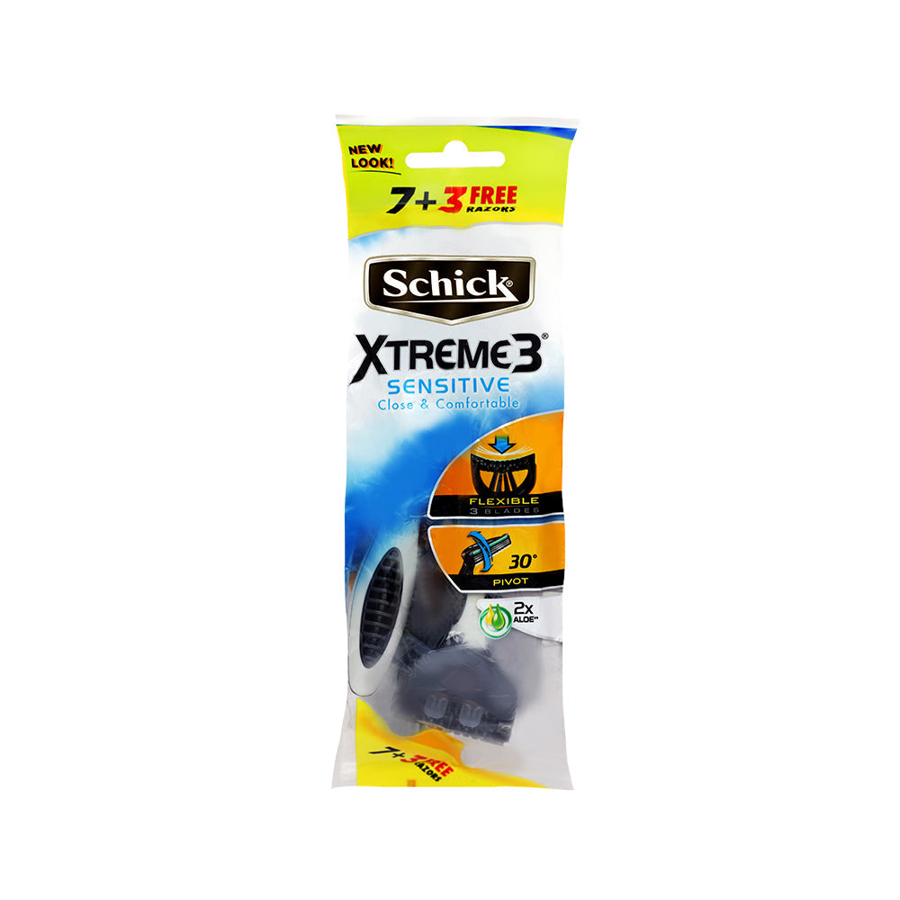 Schick Razor Men Xtreme3 Sensitive (7+3)