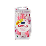 Schick Razor Women Quattro Disposable (2+1 Free)