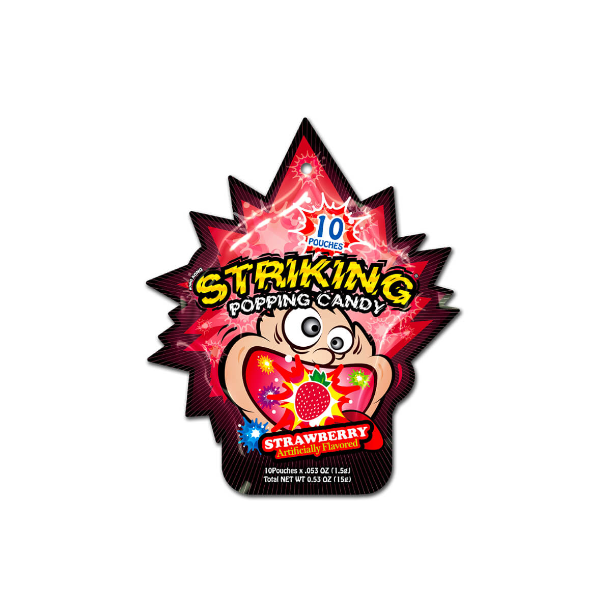 Striking Strawberry Flavor Popping Candy 15g