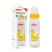 Pigeon Decorated Plastic Slim Neck Feeding Bottle 240ml