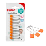 Pigeon Safety Pins  Small 9 Pcs Assorted Colors