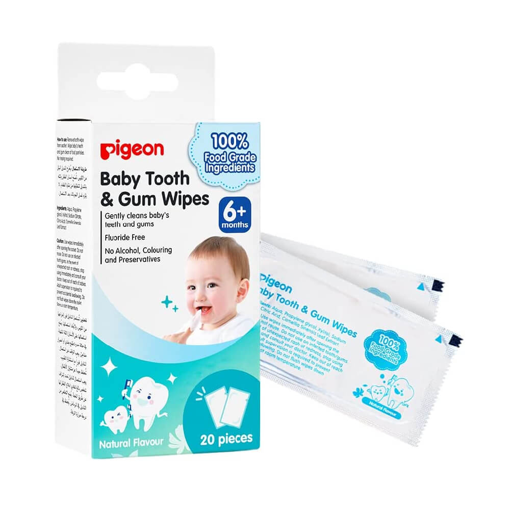 Pigeon Baby Tooth & Gum Wipes 20s