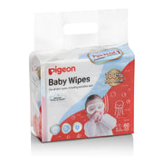 Pigeon Baby Wipes 100% Pure Water Refill Pack 80s 1+1 Free
