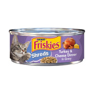 Purina Friskies Shred Turkey Cheese Dinner In Gravy Cat Wet Food 156gm