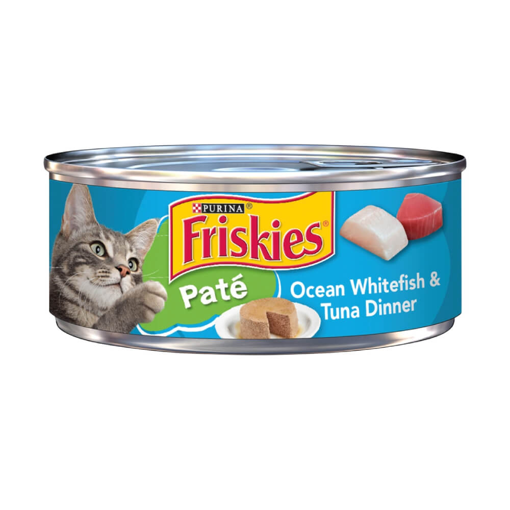 Purina Friskies Pate Ocean Whitefish & Tuna Wet Cat Food 156gm