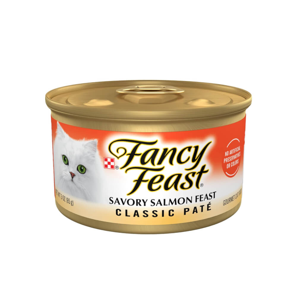 Purina Fancy Feast Savory Salmon Classic Pate Wet Cat Food 85gm