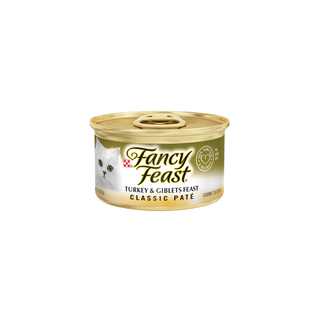 Purina Fancy Feast Classic Turkey And Giblets Wet Cat Food 85G