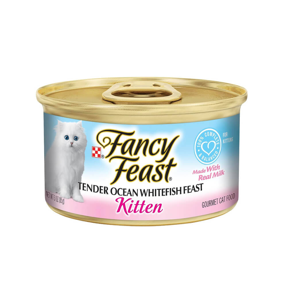 Purina Fancy Feast Kitten Tender Ocean White Fish Wet Cat Food 85gm