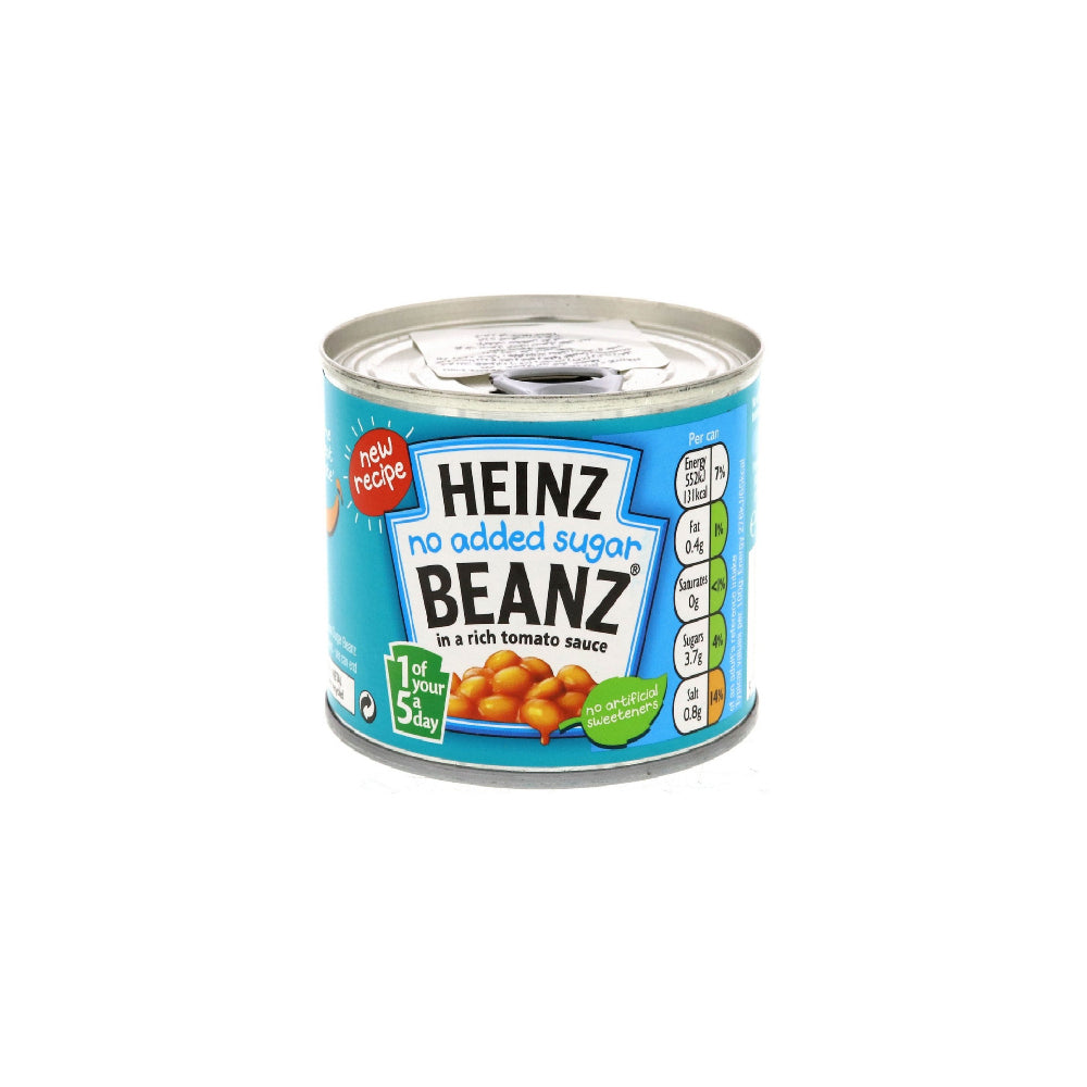 Heinz Baked Beans No Sugar Added 200gm