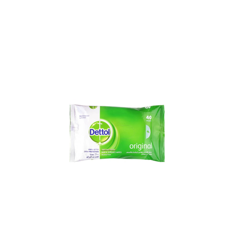 Dettol Anti Bacterial Wipes 40s