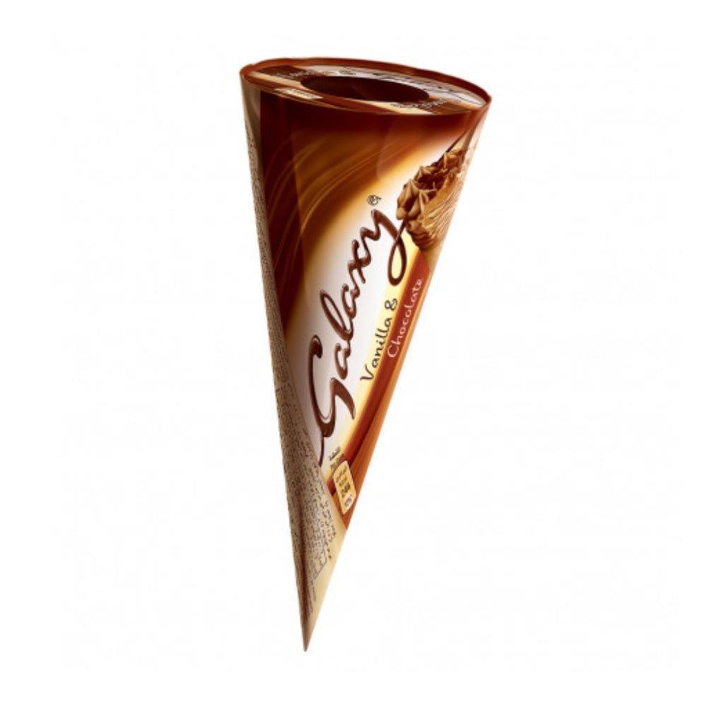 Galaxy Ice Cream Cone Vanilla Chocolate 73g