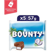 Bounty Coconut Chocolate Bar 57Gx5's