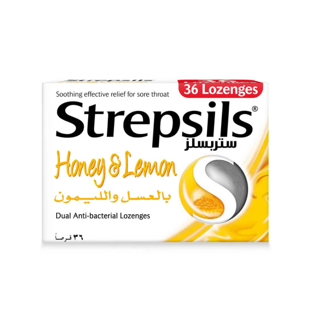 Strepsils Honey & Lemon Lozenges 36s