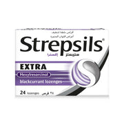 Strepsils Extra Hexylresorcinol Blackcurrant Lozenges 24s