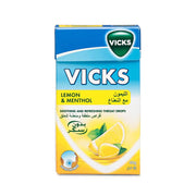 Vicks Lemon & Menthol Soothing And Refreshing Throat Drops 40gm